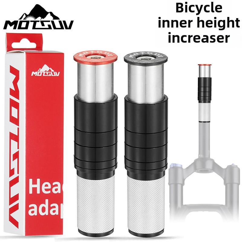 Stem Extender Tube - The mountain bike raises the inner