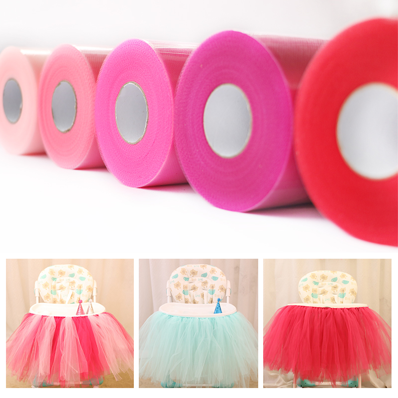 Ribbon Organza Roll - Blue Tutu Pink Sheer Organza Fabric