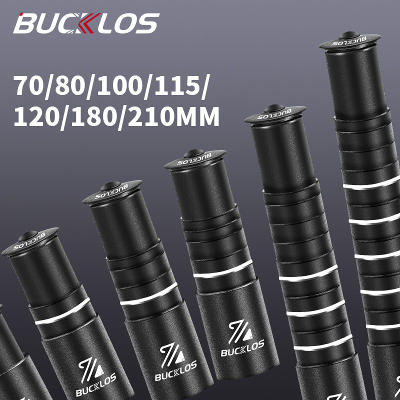 Stem Extender Tube - BUCKLOS Bike Fork Stem Extension 70-210mm