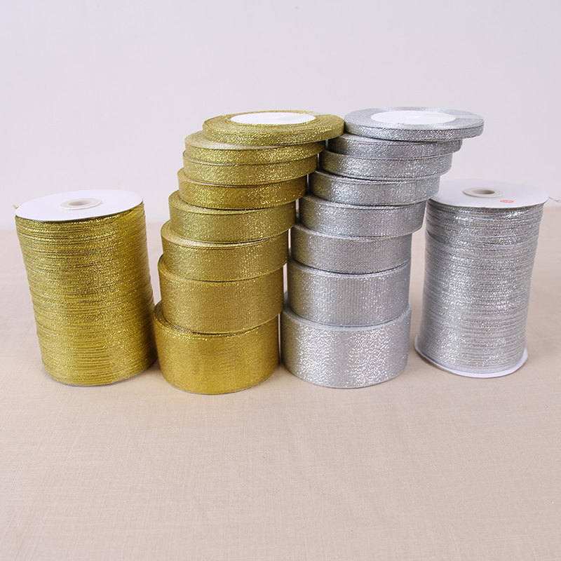 Ribbon Organza Roll - Handmade Gold and Silver Onion Ribbon