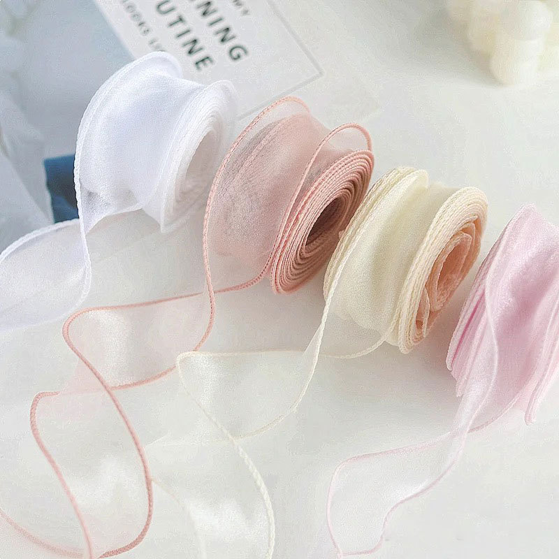 10yards 40mm Roll Silk Ribbon  – Ribbon Organza Roll recenzja i cena