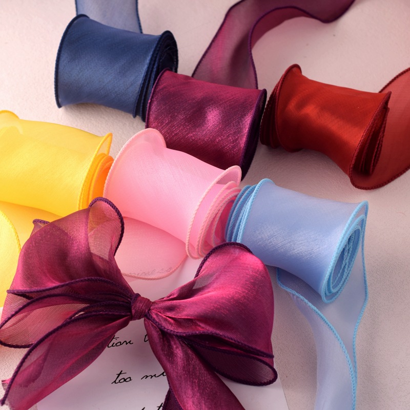 Satin Organza Ribbon Rainbow F – Ribbon Organza Roll recenzja i cena