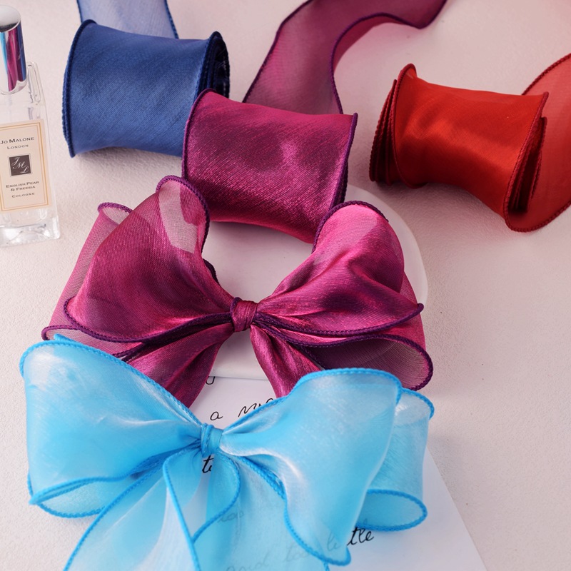 Satin Organza Ribbon Rainbow F – Ribbon Organza Roll recenzja i cena