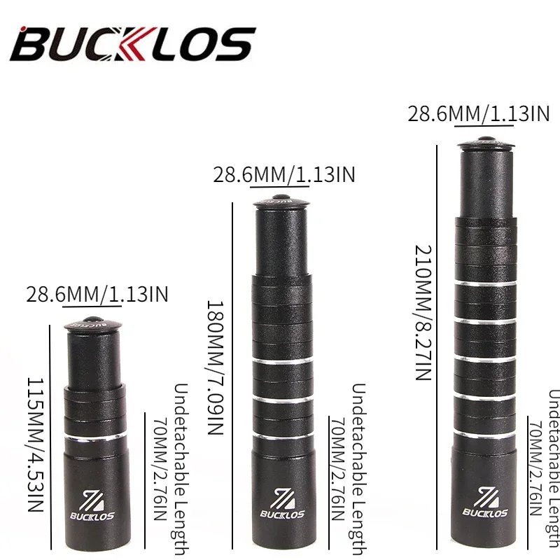 BUCKLOS Bicycle Fork Stem Rise – Stem Extender Tube recenzja i cena
