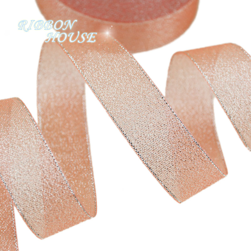 (25 yards/roll) Flesh Pink Met – Ribbon Organza Roll recenzja i cena