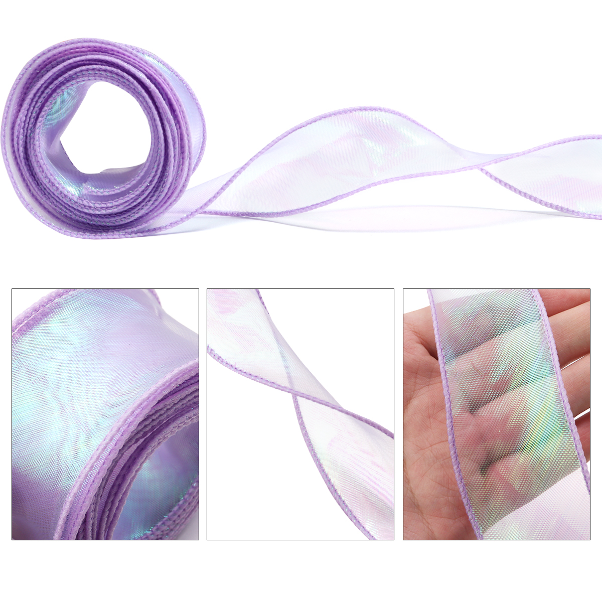 5Yards/Roll Chiffon Silk Ribbo – Ribbon Organza Roll recenzja i cena
