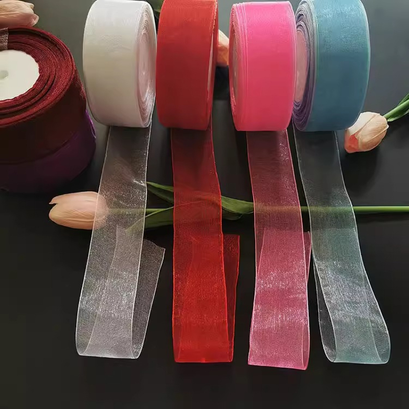 40mm White Organza Ribbon 45Me – Ribbon Organza Roll recenzja i cena