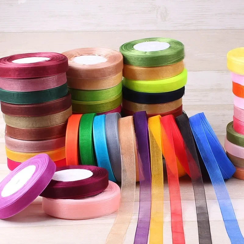 15mm 50yards/roll organza ribb – Ribbon Organza Roll recenzja i cena