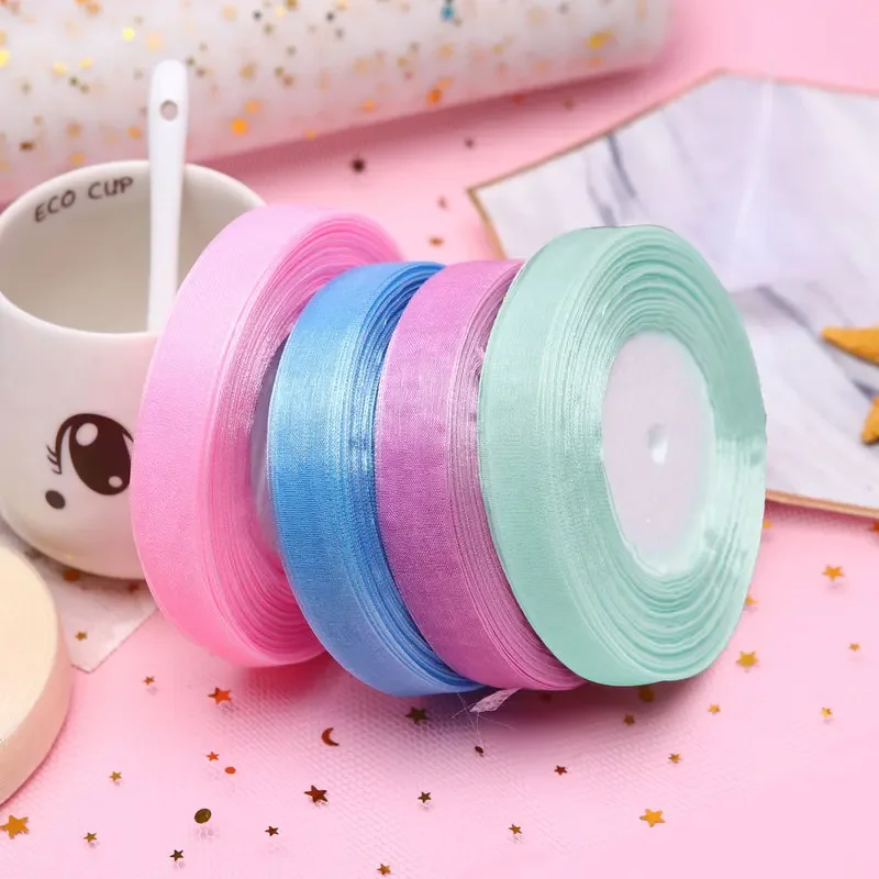 15mm 50yards/roll organza ribb – Ribbon Organza Roll recenzja i cena