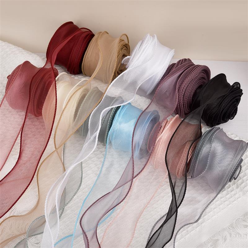 10m/ 2.2m Roll Solid Color Org – Ribbon Organza Roll recenzja i cena