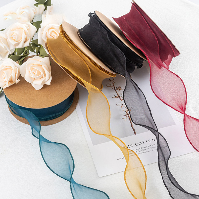 9Meters/Roll Sheer Silk Ribbon – Ribbon Organza Roll recenzja i cena