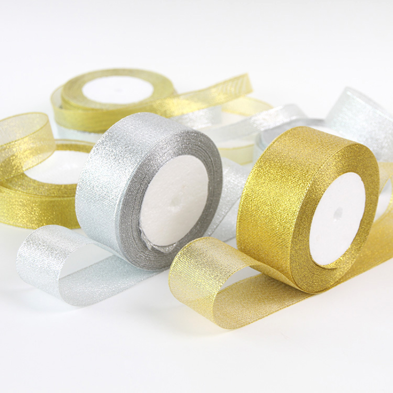 Gold/Silver Organza Onion Ribb – Ribbon Organza Roll recenzja i cena