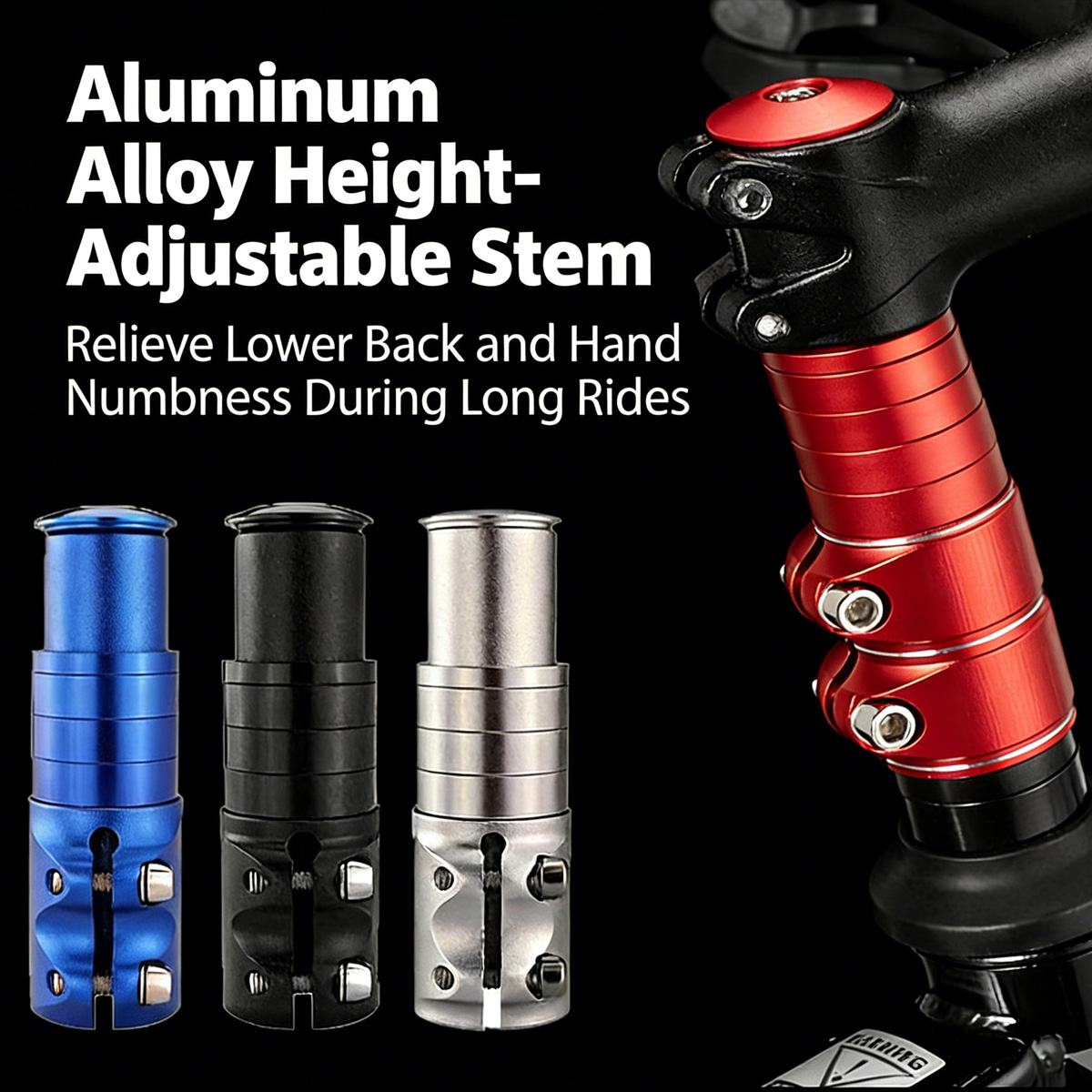 1pc Bicycle Stem Riser Head Tu – Stem Extender Tube recenzja i cena