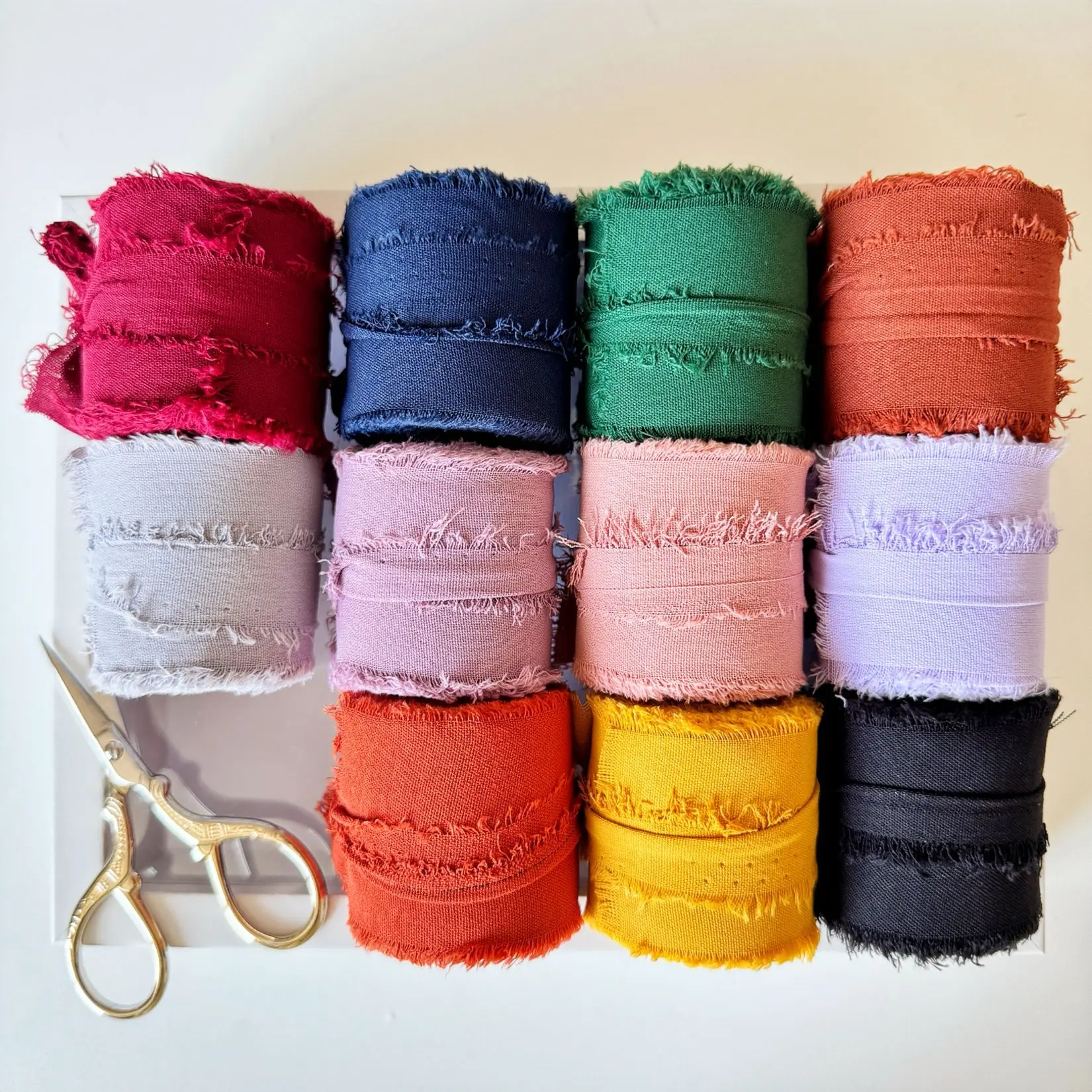 5m/Roll Frayed Silk Ribbon Edg – Ribbon Organza Roll recenzja i cena