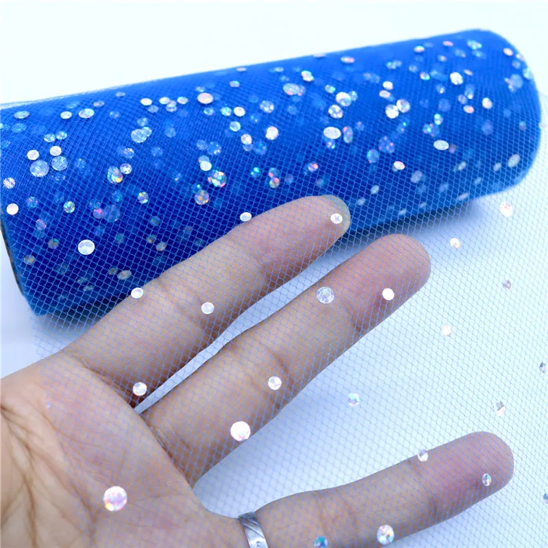 Glitter Sequin Tulle Roll 15cm – Ribbon Organza Roll recenzja i cena
