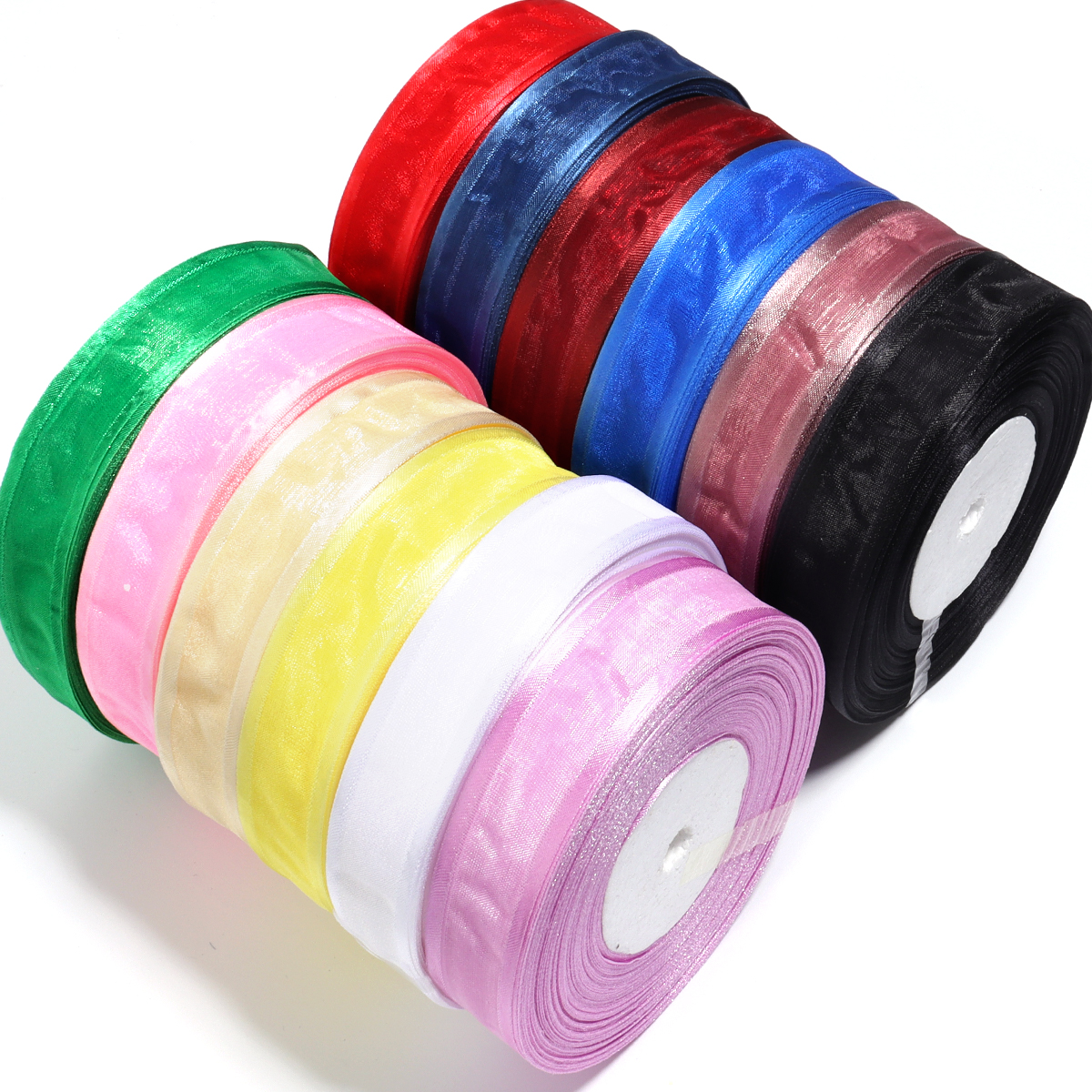 50 Yards/Roll Colorful Organza – Ribbon Organza Roll recenzja i cena